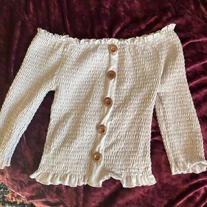 off the shoulder top